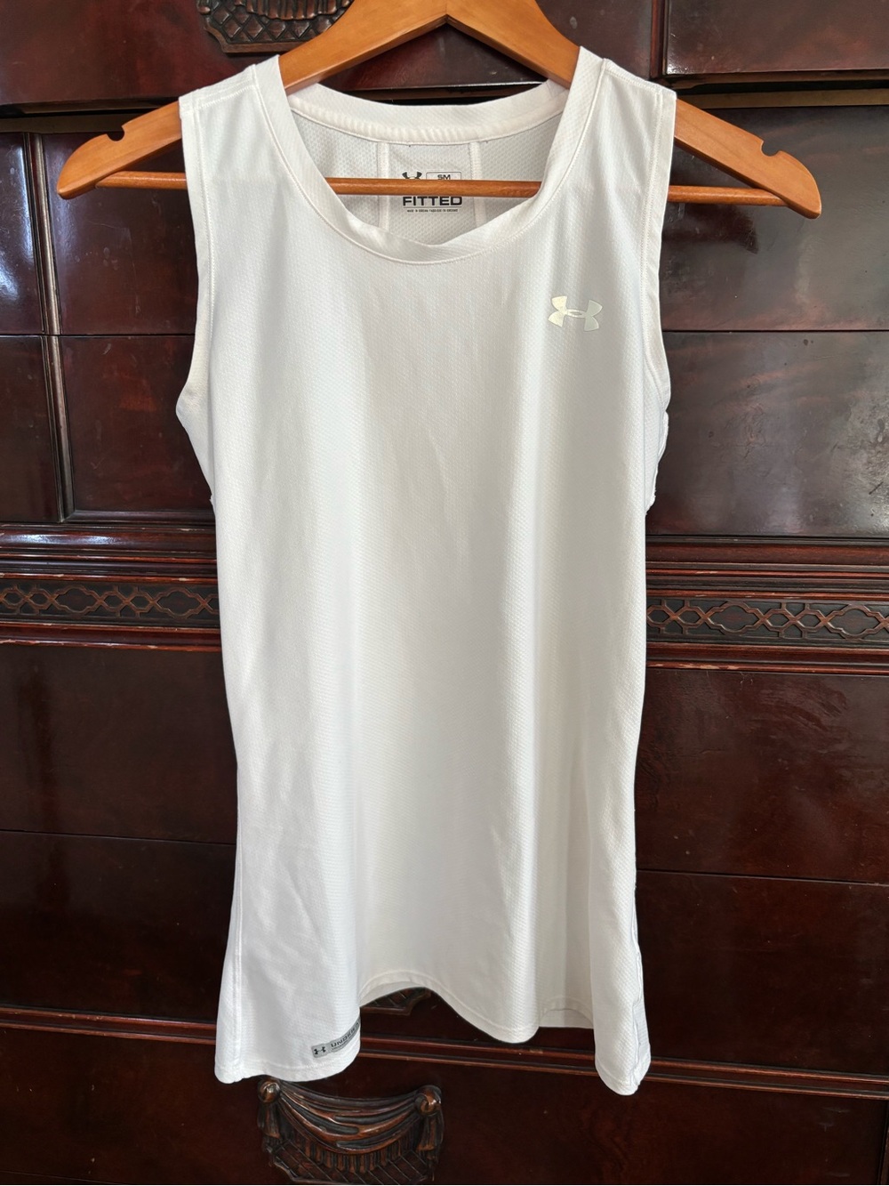 Under Armour White Performance Short Sleeve Tee